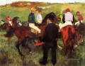 chevaux de course à longchamp 1875 Edgar Degas